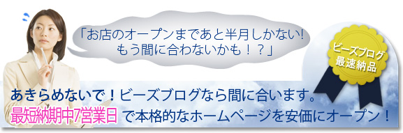 ビーズブログ最速納品